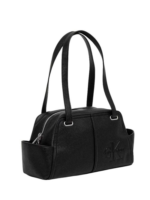 Borsa tote a spalla con tasche Calvin Klein | LV04F3688GUB1